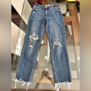 Dynamite Distressed Blue Skinny Jeans